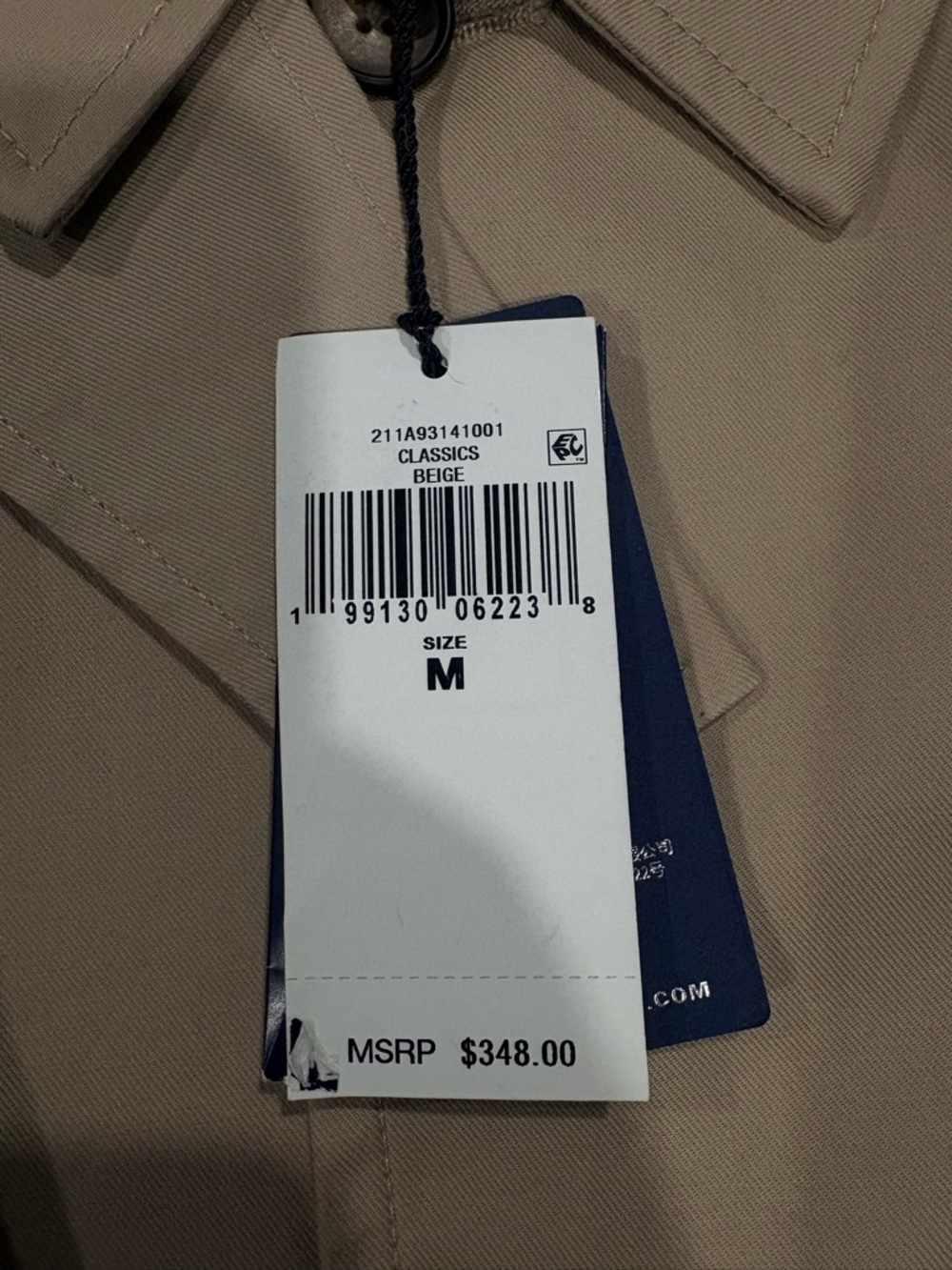 Polo Ralph Lauren Cotton Twill Jacket | color: beige | size: M - Picture 6 of 10